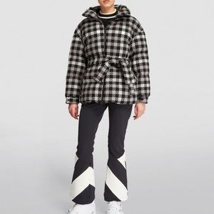 PERFECT MOMENT 'STAR GINGHAM PLAID SKI JACKET MSRP $990 VARIOUS SIZES -$395 OFF